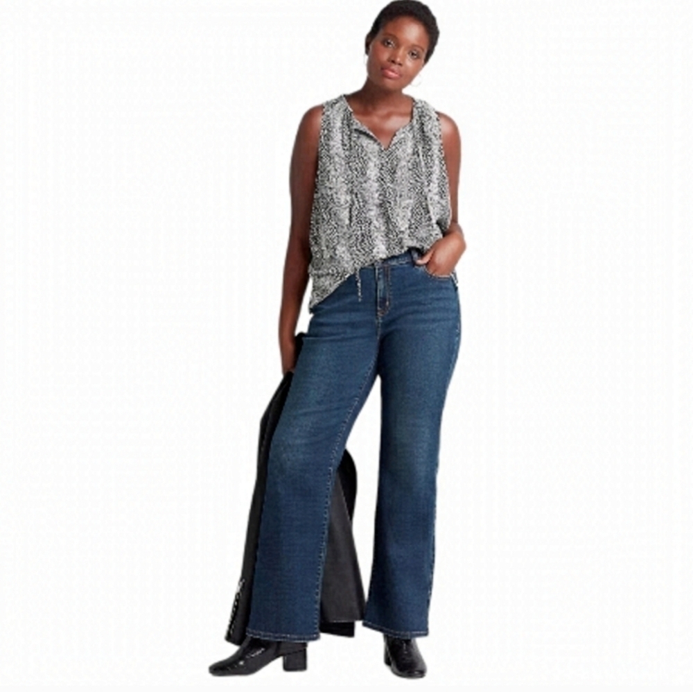 Lane Bryant Slim Fit Bootcut 'Genius Fit' High Rise Jeans - Sz 18 Open To Offers